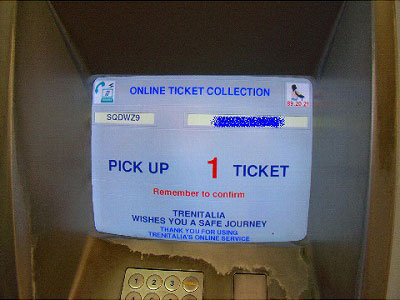 やっと１枚目の印刷が終りました。 （この時ロビンは２人旅だったので、もう１枚の印刷をさらにぼぉーっと待ちます）